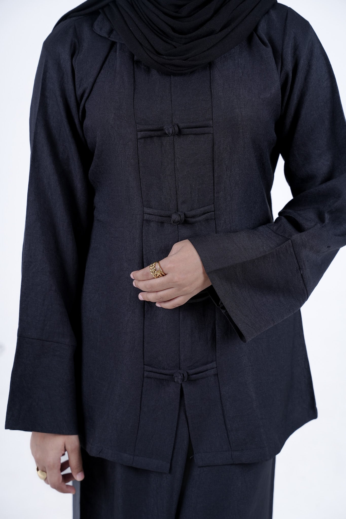 Lune Knot Coord set - Black
