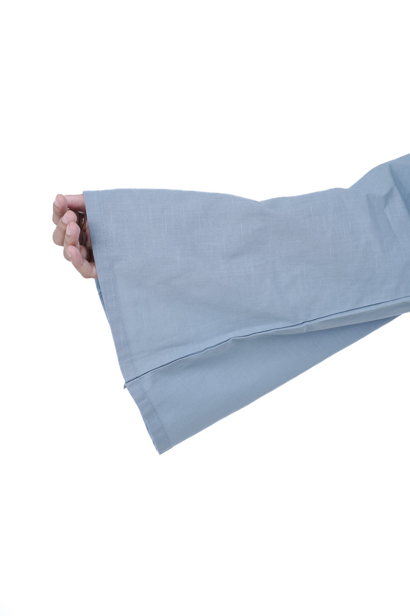 Modest Linen Corset - Slate Grey