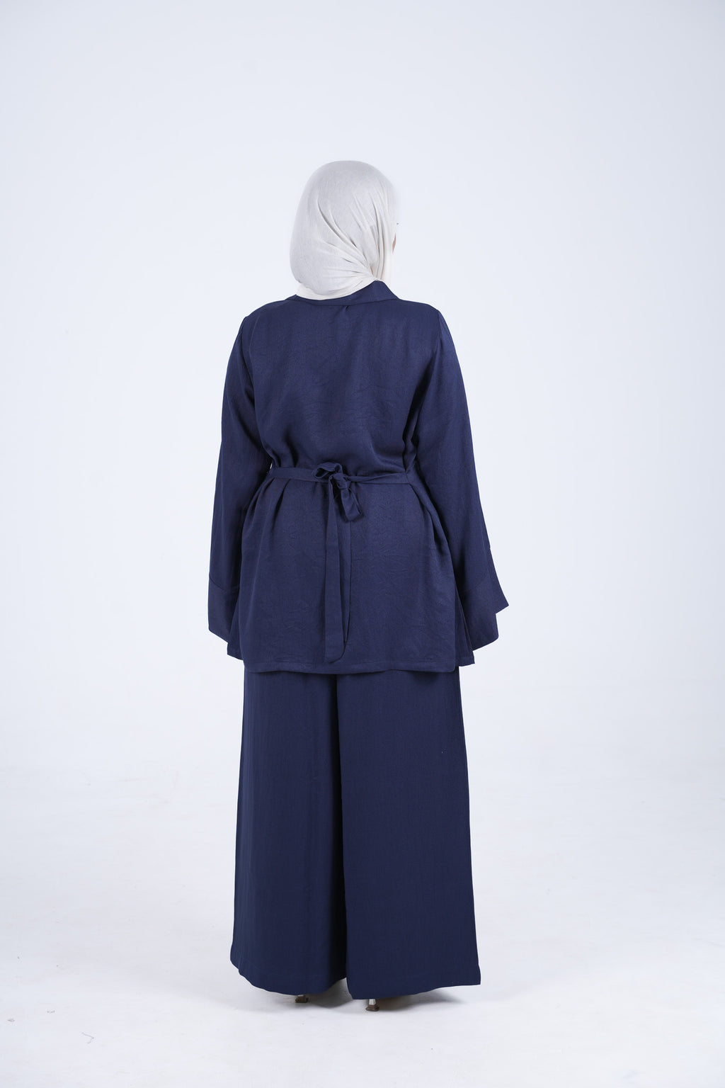 Lune Knot Coord Set - Navy Blue