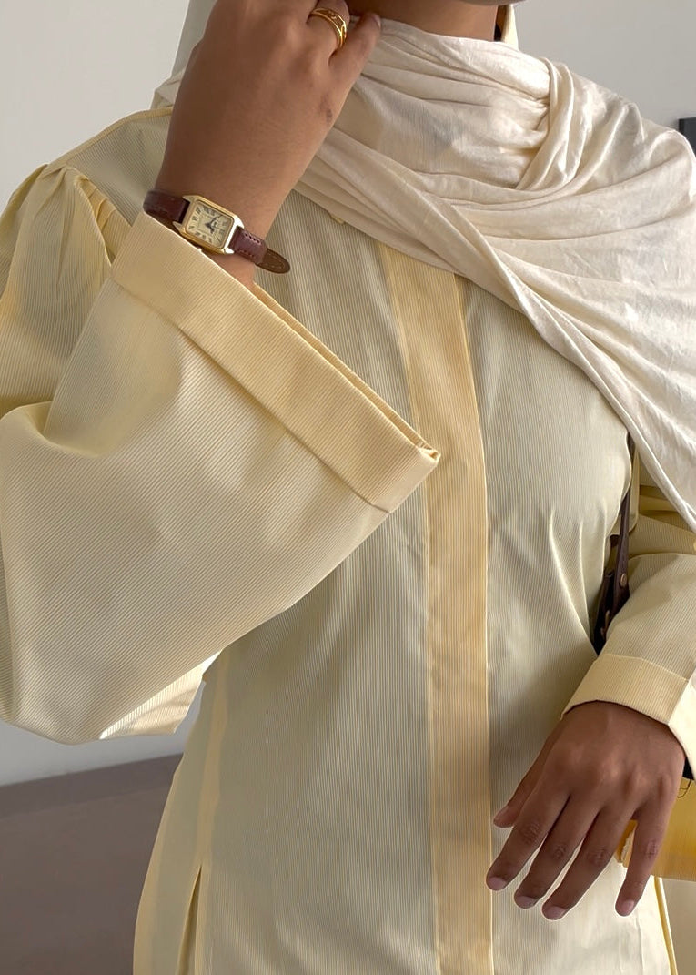 Aneva Essential Stripe - Butter Yellow
