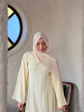 Striped Modest corset - Yellow