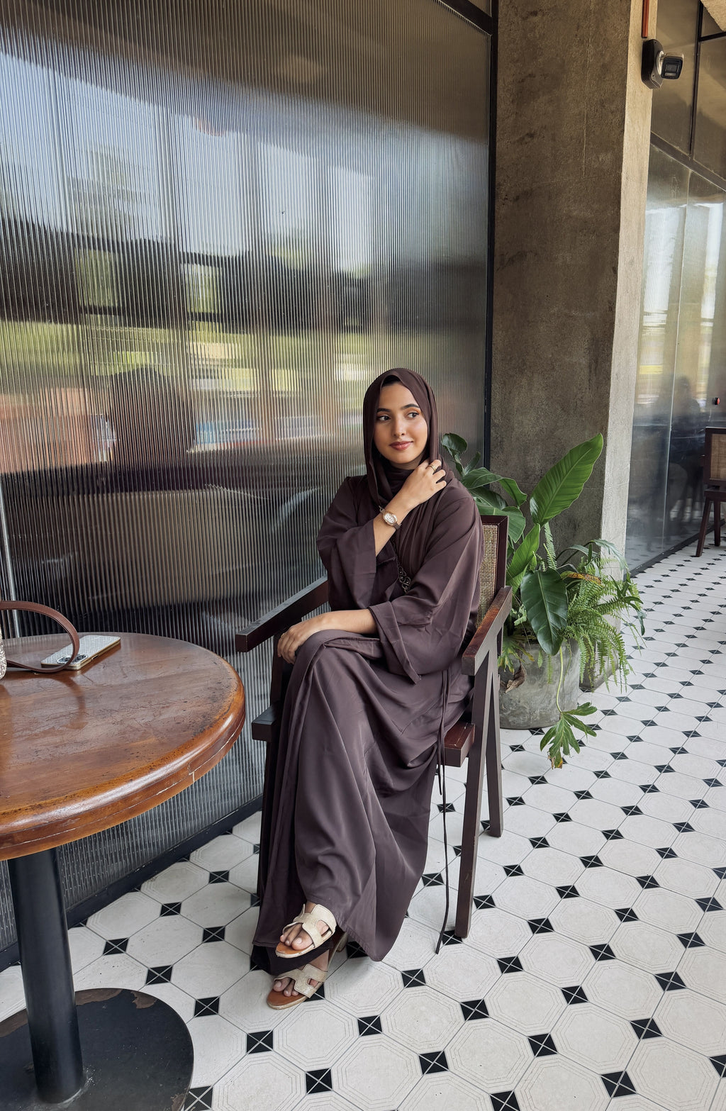 Kazaki Kimono - Brown
