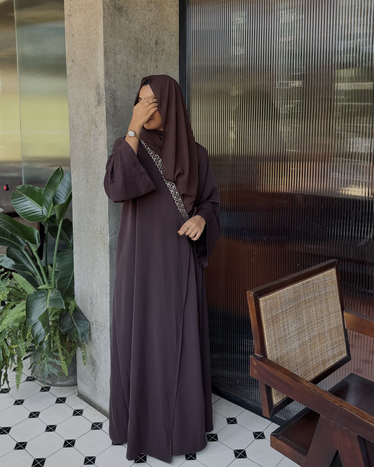 Kazaki Kimono - Brown